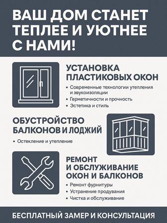 Окна, балконы и лоджии.