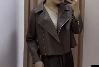 Кожаная куртка новая