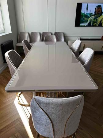 Стол 2.7х1 с стльями