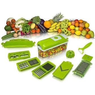 Овощерезка универсальная Nicer Dicer Plus. Найсер дайсер с контейнер