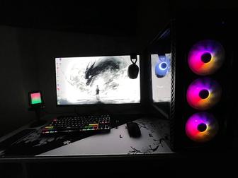 Продам готовый игровой компьютер RTX 4060, SSD 1024GB, 16GB, 240гц монитор