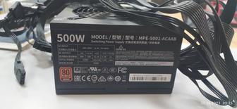 НОВЫЙ Блок питания Cooler Master 500W MPE Bronze V2 MPE-5001-ACAAB-EU