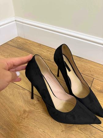 Черные туфли каблуки Topshop 37