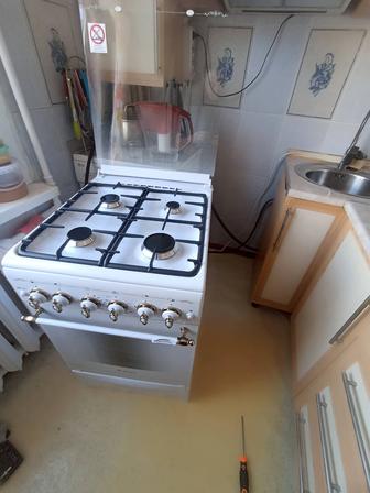 Установка газовой плиты