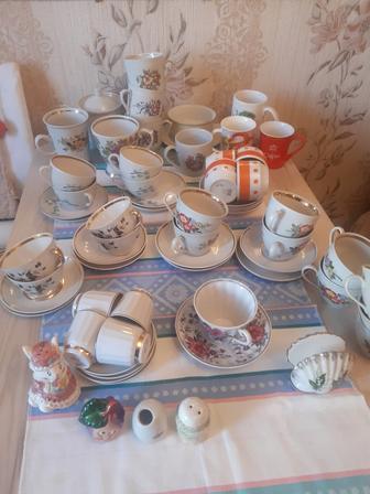 Чайные пары,бокалы и пр.