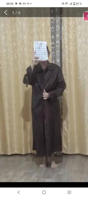 Продам плащ кожаный