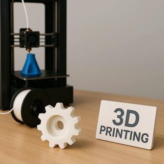 3D-печать на заказ -- PLA, PETG, ABS.