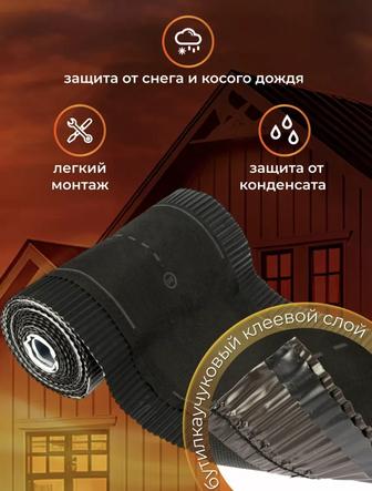 Аэроэлемент конька,лента вентиляционная коньковая