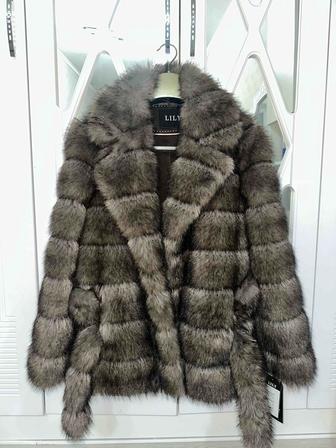 Продаю эко-шубу из овечьей шерсти под Соболь