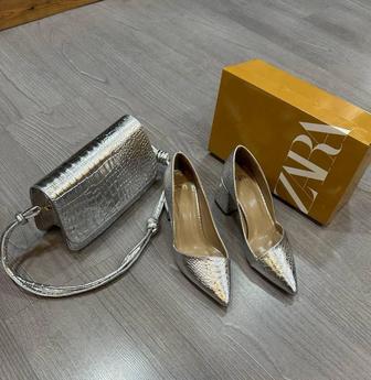 Продам новые туфли с сумкой