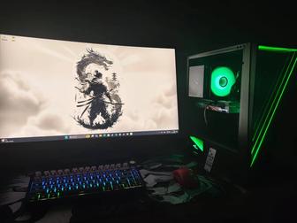 Продам новый игровой ПК RTX 4060 Ti, i79700F и изогнутый 32 монитор