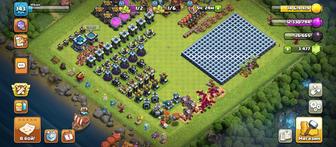 Аккаунт clash of clans фулл 13 тх (плюс клан 8 лвл и 3500 кристаллов)