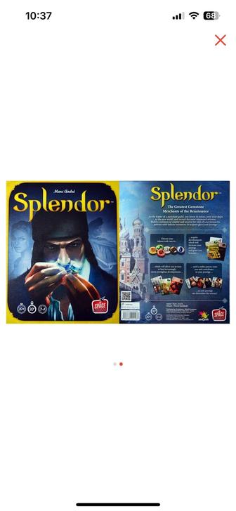 Настольная игра Splendor (Сплендор, Роскошь)