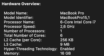 macbook pro 2019