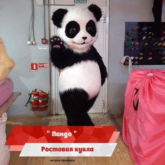 Ростовая кукла Панда очень качественная, пушистая, эффектная