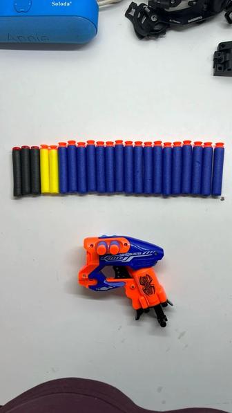 игрушечный пистолет нёрф (nerf)