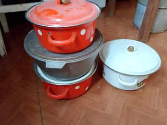 Отдам бесплатно Срочно кострюли