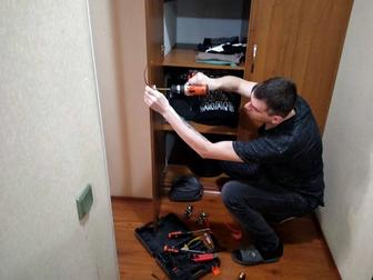 Сборка и разборка мебели в Алматы. Ремонт мебели. Навеска.Упаковка.