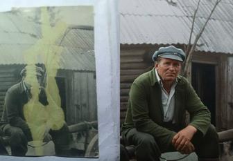 Реставрация старых фотографий. Восстановление фото.