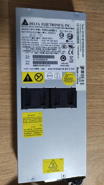Блок питания для сервера. Delta Electronics TDPS-400BB. Требует внимания