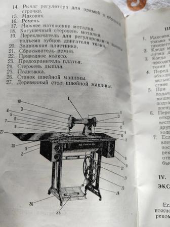 Швейная машинка ножная