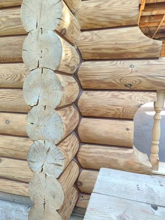 Реставрация деревянных домов и покраска лак