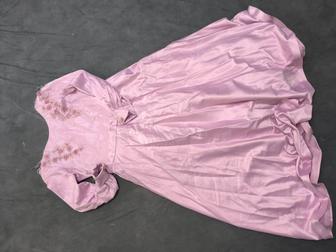 2 два нежное розовое платье