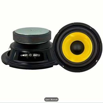 Динамики 2 шт. Сабвуфер! Максимальная мощность 100 Вт/4 Ом/96 дБ.
