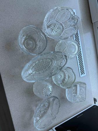 Хрусталь советская, вазы