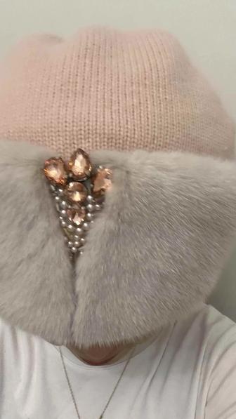 Шапка норковая