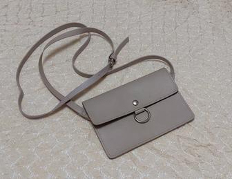 Кожаная мини сумочка