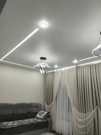 Натяжные потолки.