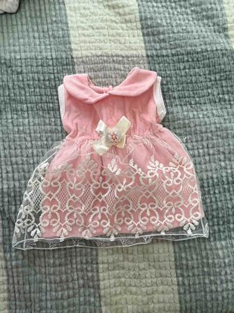 Продам детские Боди, песочник, платье и головные уборы