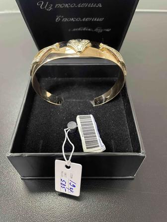 Браслет золотой 585 пробы с бриллиантами.