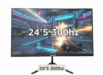 Монитор 300hz 24,5дюм 65 к новый черный белый цвет есть