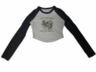 Лонгслив серый S