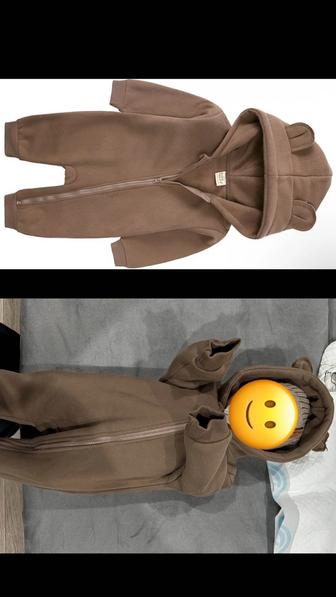 Детский комбинезон и погремушки