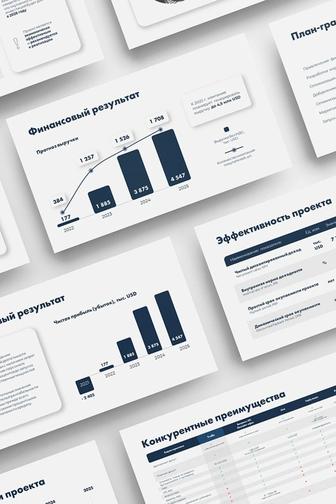 Бизнес презентация, коммерческое предложение