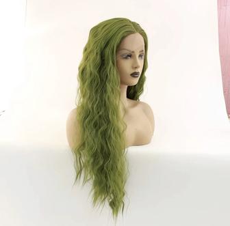 Парик зеленый