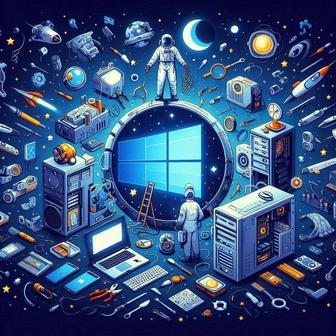 Ремонт компьютера, установка windows, установка программ