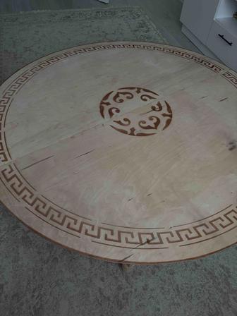 Круглые казахские столы в аренду