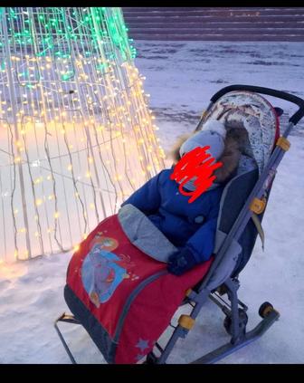 Продам санки-коляску
