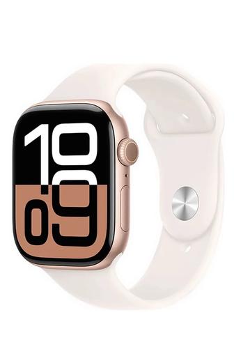 Смарт-часы Apple Watch  10 M/L 42 мм золотистый-белый