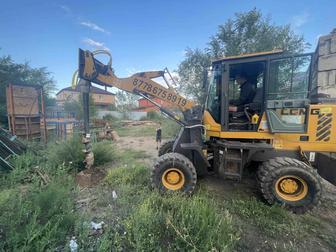 Ямобур буроям на базе фронтального погрузчика 1куб . Мини погрузчик