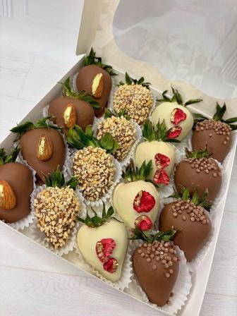 клубника в шоколаде