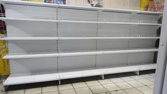 Стеллажи витринные