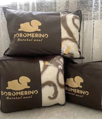 Комплект одеяла и подушек
Doromerino из натуральной
шерсти мериноса