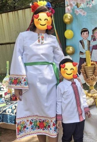 Народное платье Украинка с ободком