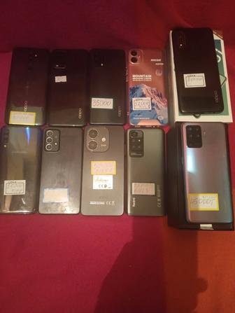 Смартфоны орро, Xiaomi, Samsung