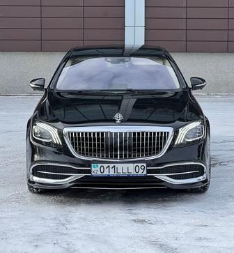 Прокат VIP авто класса люкс Mersedes 222 (Maybach style) с водителем.